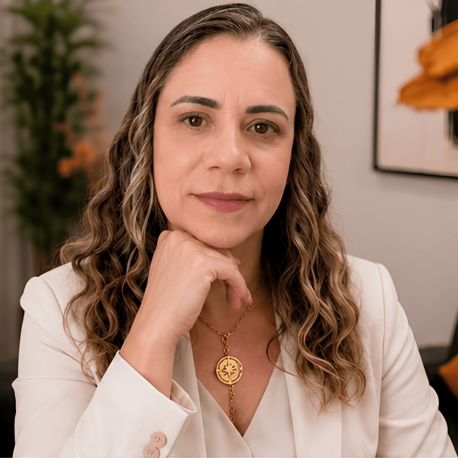 Retrato da Dra. Raquel Navarro, psicóloga em Manaus