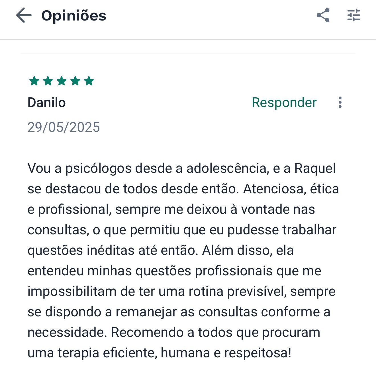 Avaliação de paciente 2